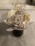 Floral Soy Wax Candle Bouquet