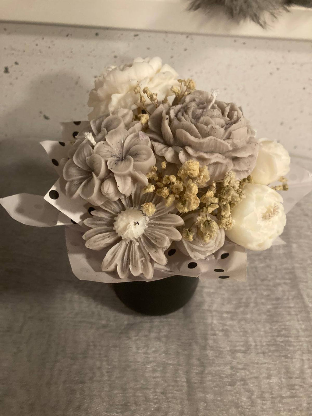Floral Soy Wax Candle Bouquet