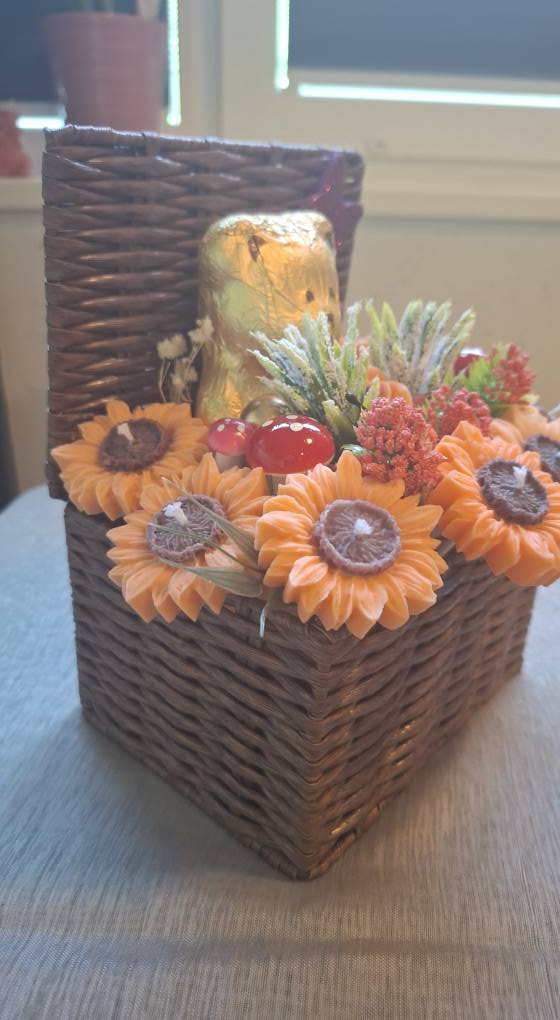 Floral Soy Wax Candle Bouquet