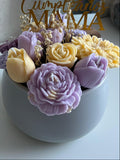 Handmade Soy Wax Candle Bouquet – A Gift That Blooms Forever