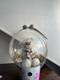 🎂 Birthday Bubble Balloon with Teddy Bear