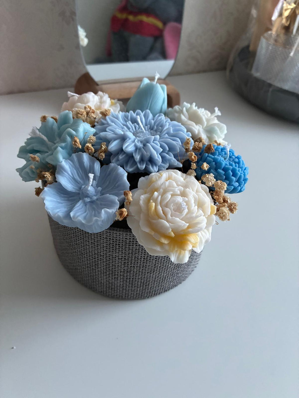 Handmade Soy Wax Candle Bouquet – A Gift That Blooms Forever