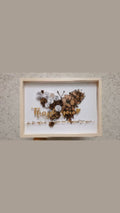 ✨ Handmade 3D Floral Shadow Box ✨