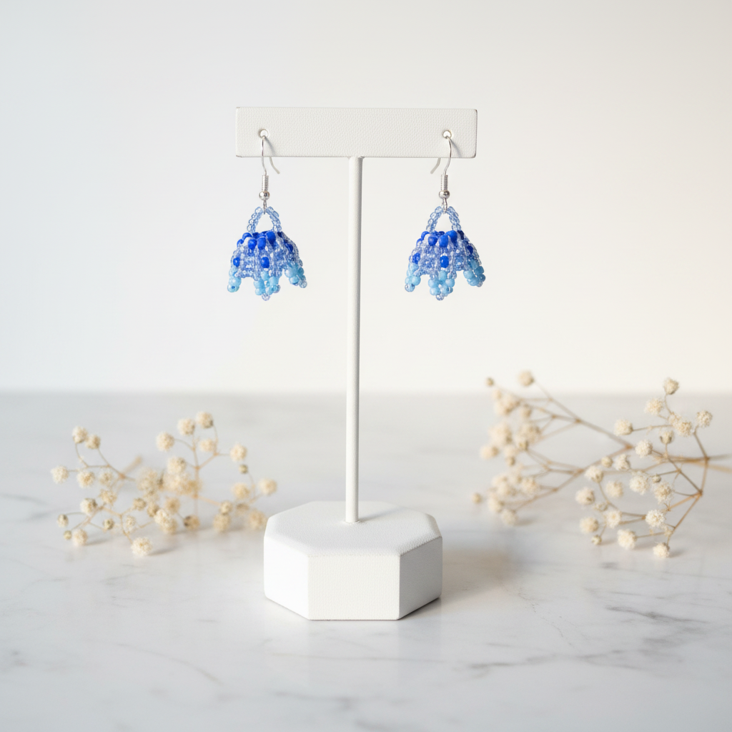 Blue Bell Earrings Stand
