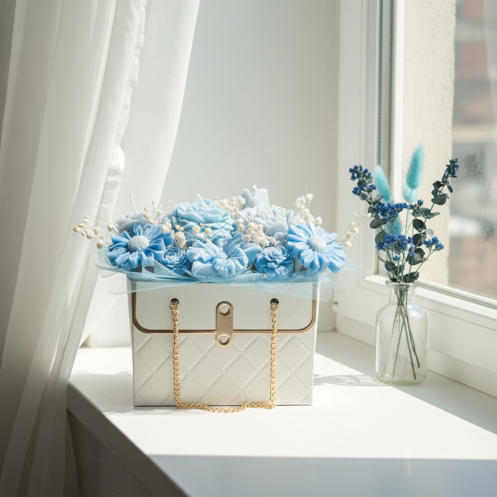 Blue Bouquet Window