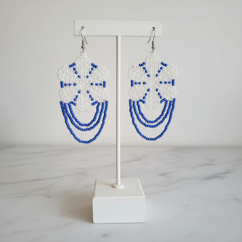 Blue Chandelier Hanging