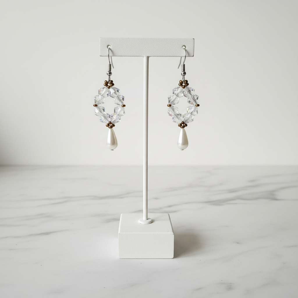 Crystal Drop Earrings Stand