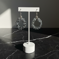 Crystal Hoop Earrings Stand