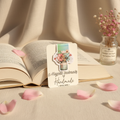 Floral Mason Jar Bookmark