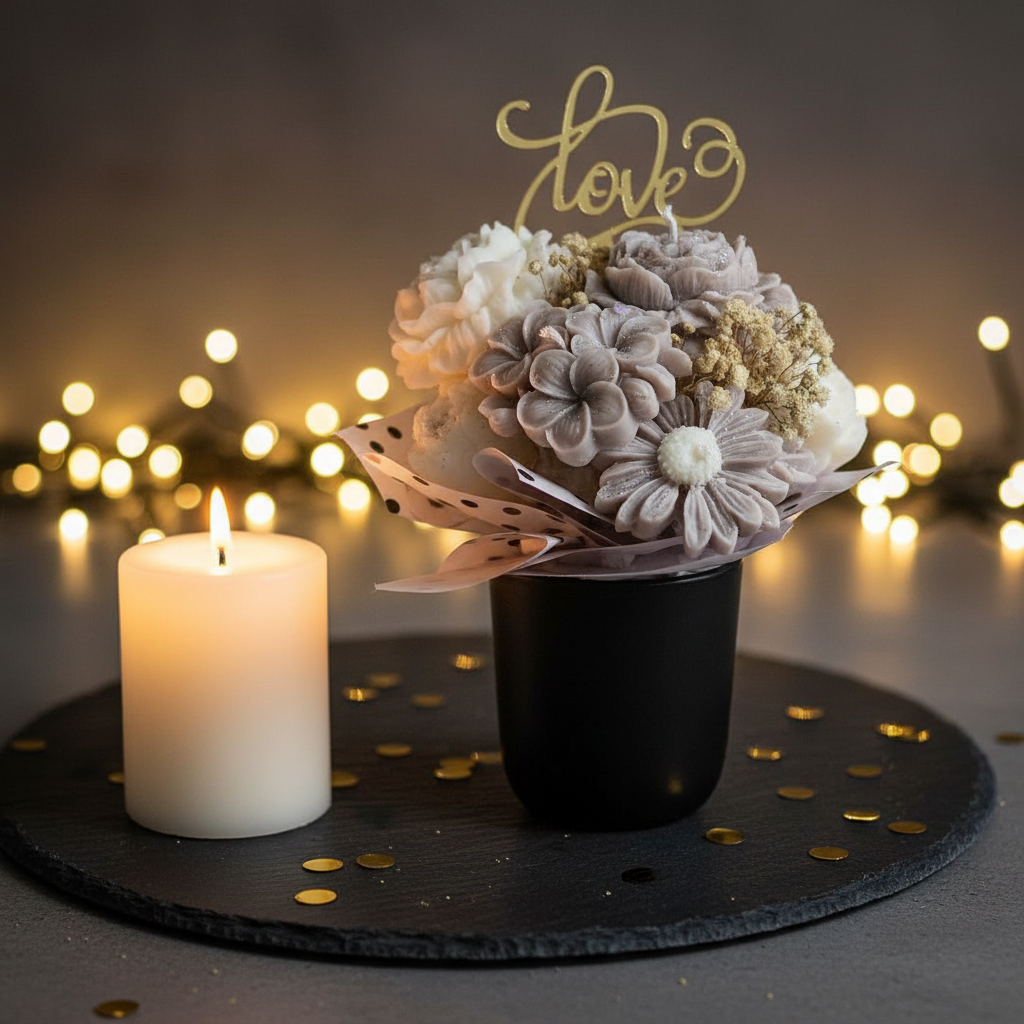Grey Love Bouquet