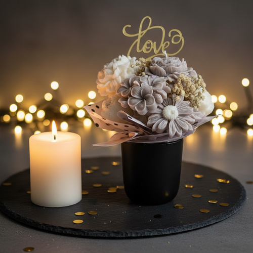 Grey Love Bouquet