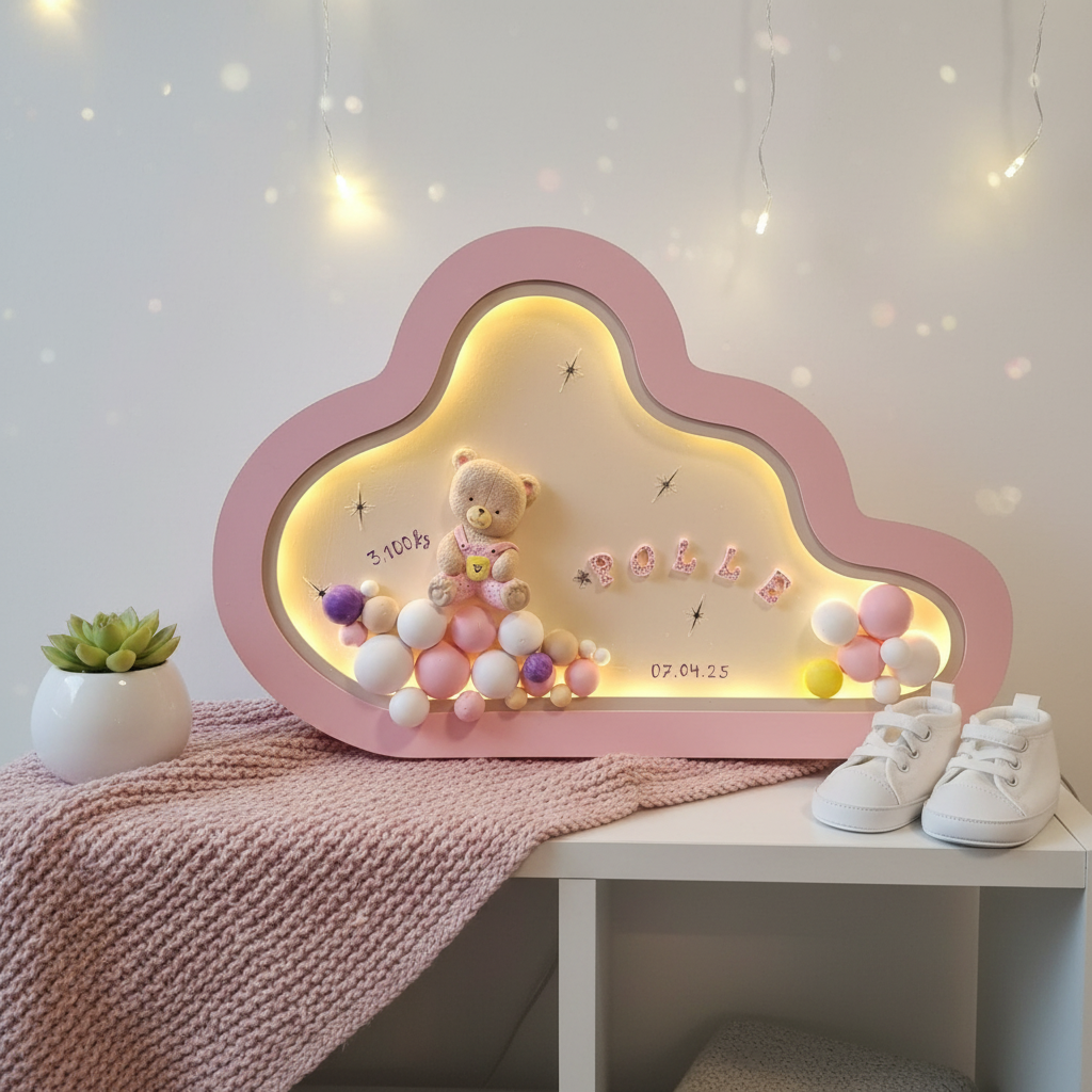 Personalized Baby LED Lamp Lifestyle