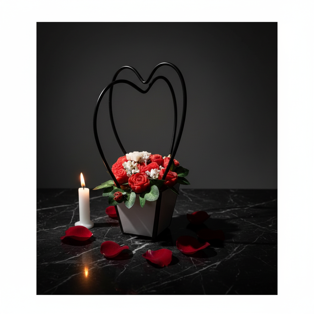 Red Rose Bouquet Dark