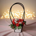 Red Rose Bouquet Fairy Lights